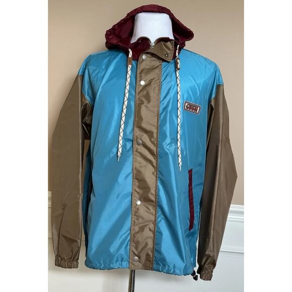 Gucci Nylon Blouson Windbreaker Jacket with Hoodie 40 US (50 Euro) IT 740572 NWT - Picture 1 of 16